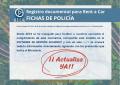 Registro documental para Rent a Car - FICHAS DE POLICA